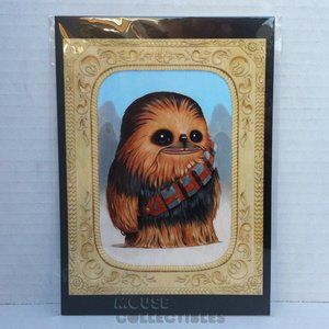 Disney Parks Star Wars Postcard WonderGround Chewbacca Fuzzball Kristin Tercek